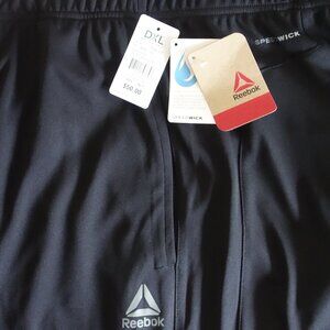 NWT $50 REEBOK Black Speedwick Track Pants – Mens 3XLT